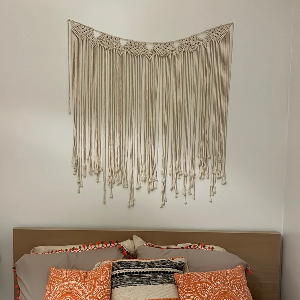 Boho macrame wall decor